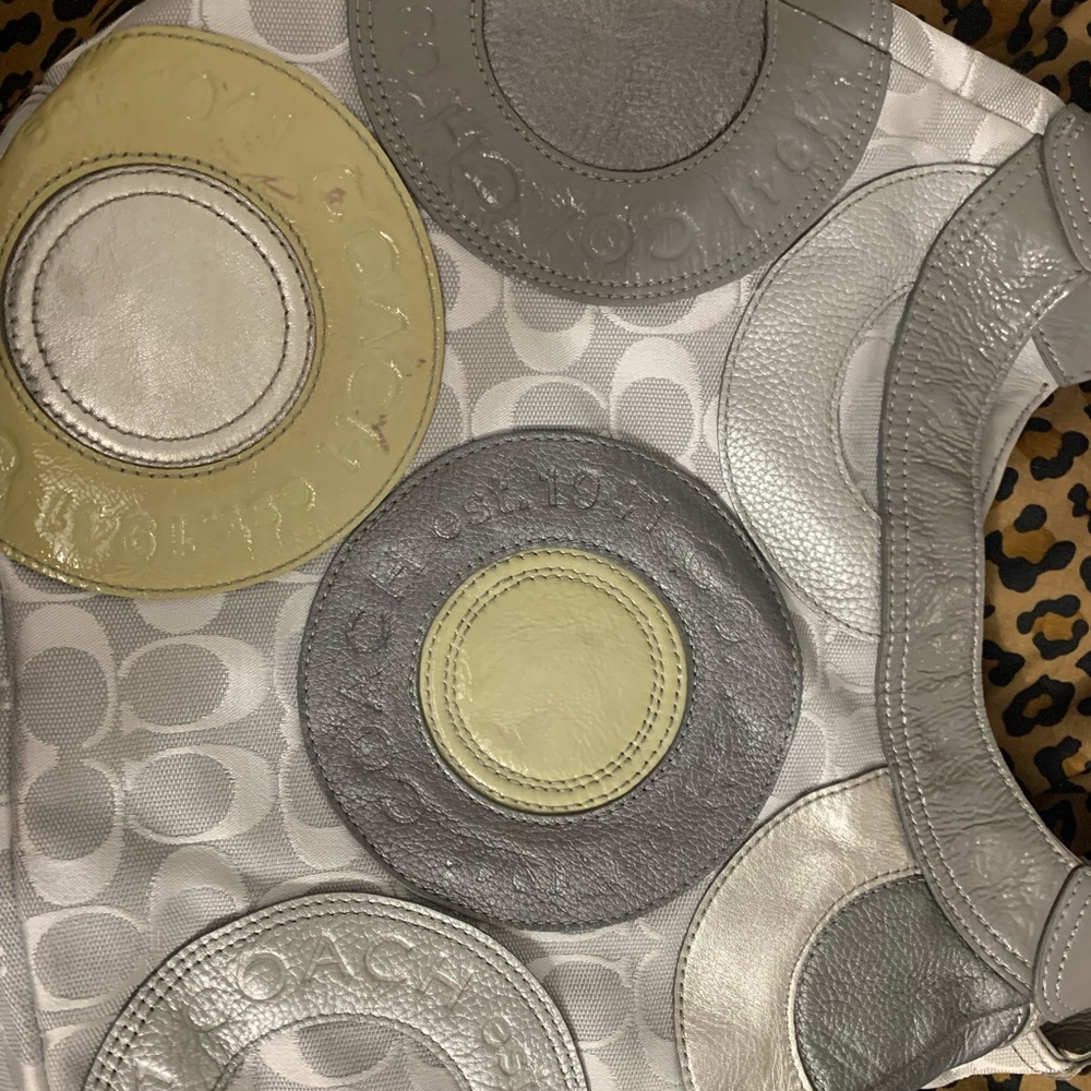 Kindly used Coach gray bag one minor flaw - Picture 2 of 16